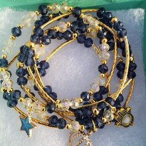 7 Bracelet gold plated 18l